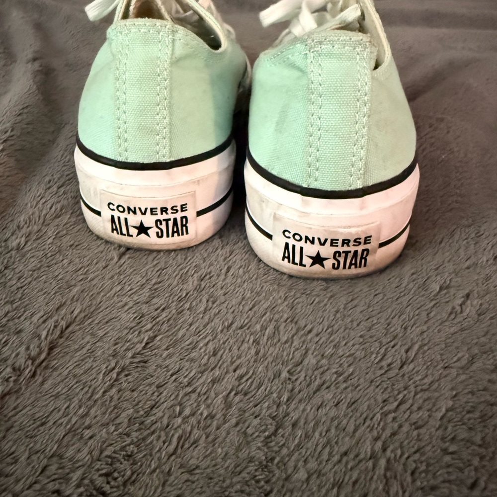 Converse Mint Green Platform Sneakers - Picture 5 of 5